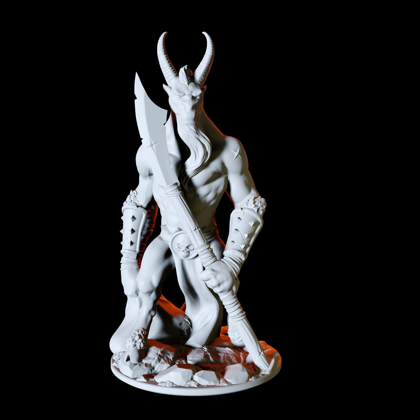 Satyr Hunter Miniature for Dungeons and Dragons, Pathfinder or other TTRPGs