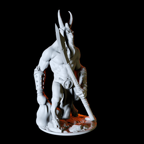 Satyr Hunter Miniature for Dungeons and Dragons, Pathfinder or other TTRPGs