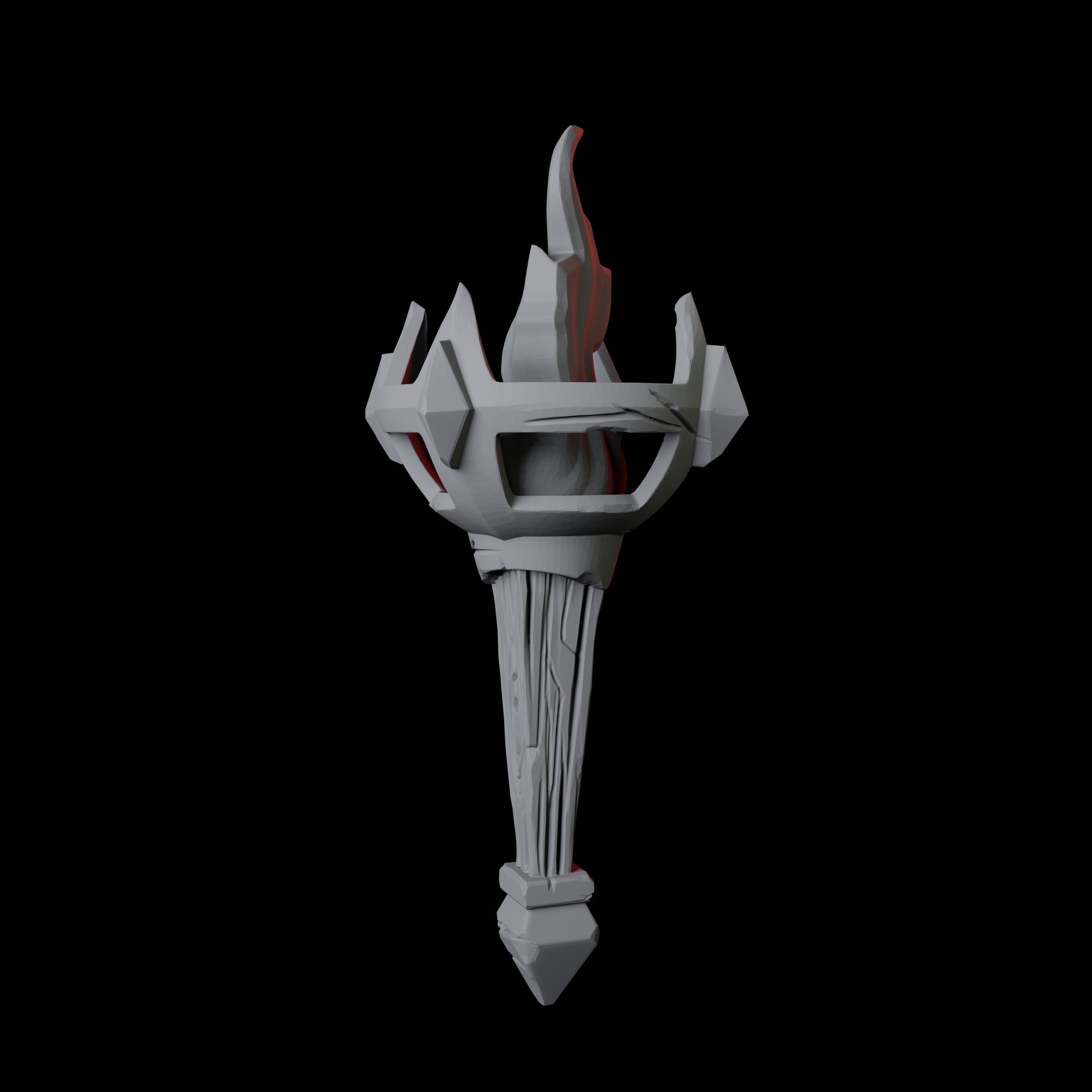 Sconce Torch Miniature for Dungeons and Dragons