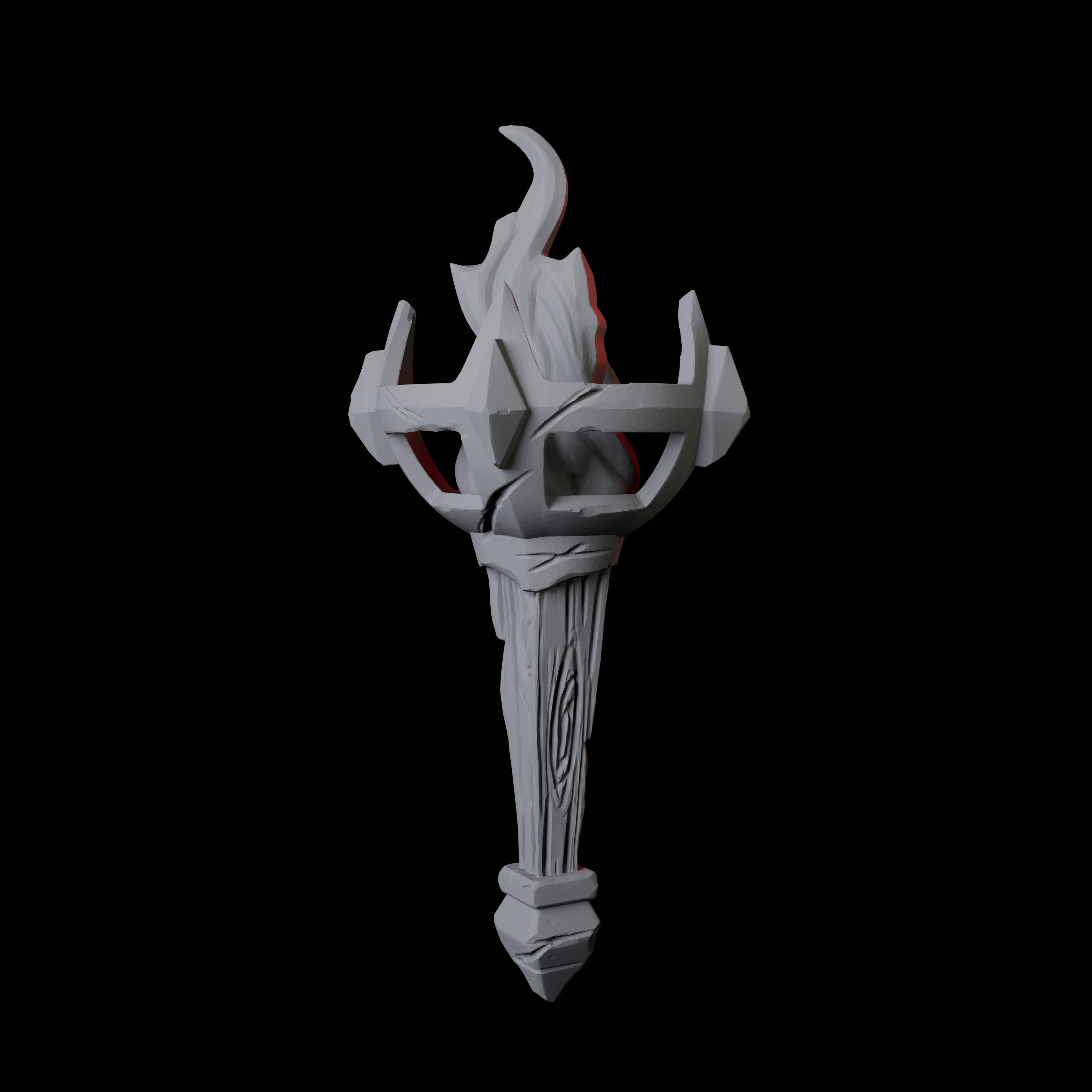 Sconce Torch Miniature for Dungeons and Dragons