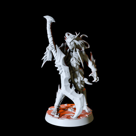 Sea Elf Army - Six Fighters Miniature for Dungeons and Dragons, Pathfinder or other TTRPGs