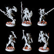 Sea Elf Army - Six Fighters Miniature for Dungeons and Dragons, Pathfinder or other TTRPGs