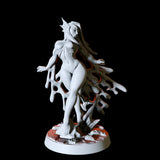 Sea Elf Pinup Miniature for Dungeons and Dragons, Pathfinder or other TTRPGs