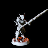 Sea Elf with glaive Miniature for Dungeons and Dragons, Pathfinder or other TTRPGs