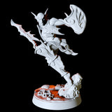Sea Elf with spear and shield Miniature for Dungeons and Dragons, Pathfinder or other TTRPGs