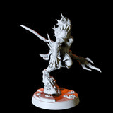 Sea Elf with trident Miniature for Dungeons and Dragons, Pathfinder or other TTRPGs