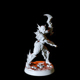 Sea Elf with twin swords Miniature for Dungeons and Dragons, Pathfinder or other TTRPGs