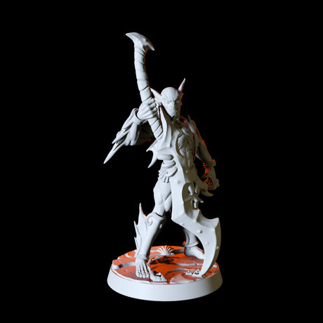 Sea Elf with two-handed sword Miniature for Dungeons and Dragons, Pathfinder or other TTRPGs