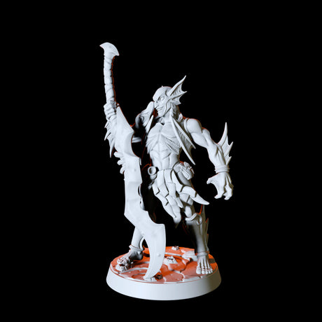 Sea Elf with two-handed sword Miniature for Dungeons and Dragons, Pathfinder or other TTRPGs