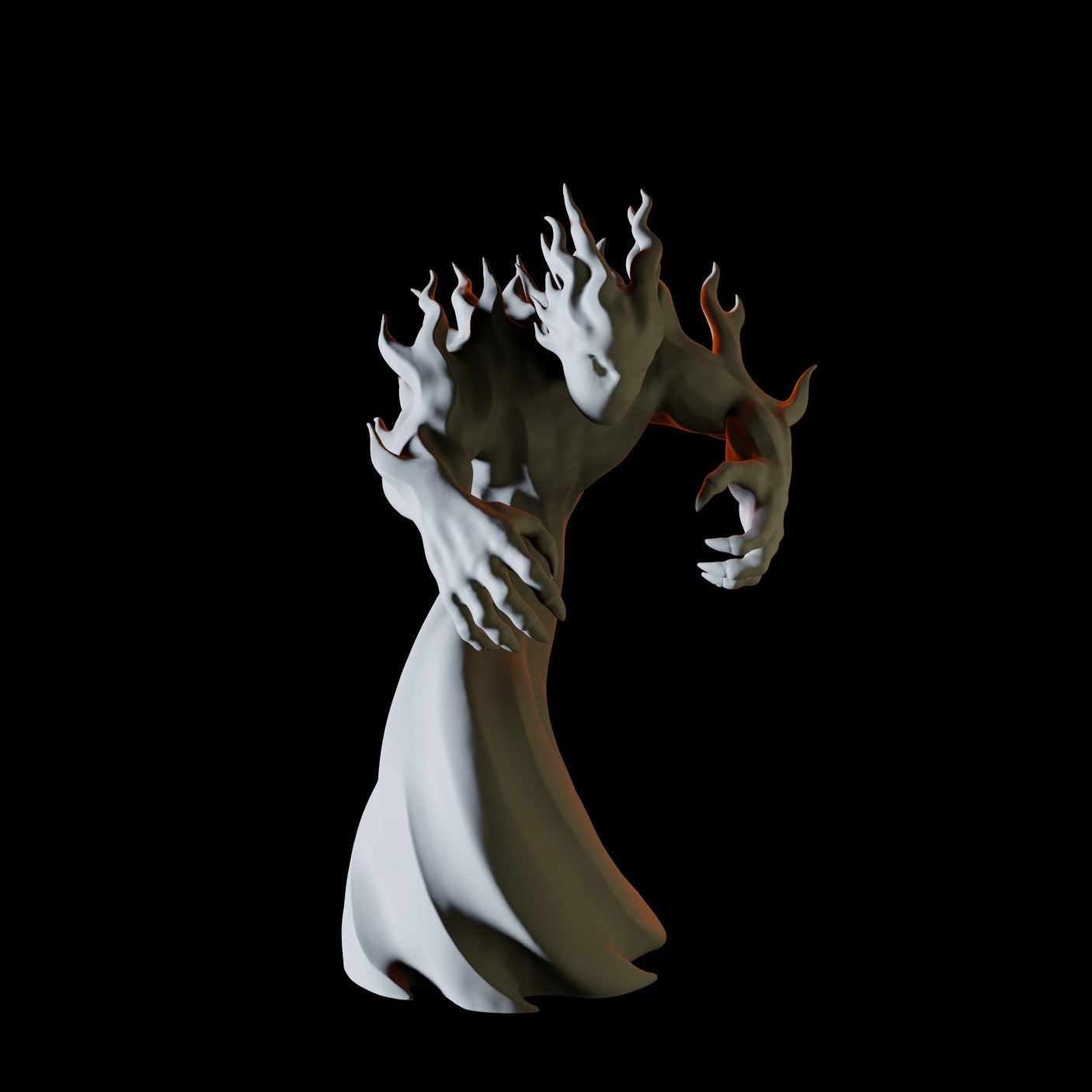Shadow Miniature for Dungeons and Dragons, Pathfinder or other TTRPGs