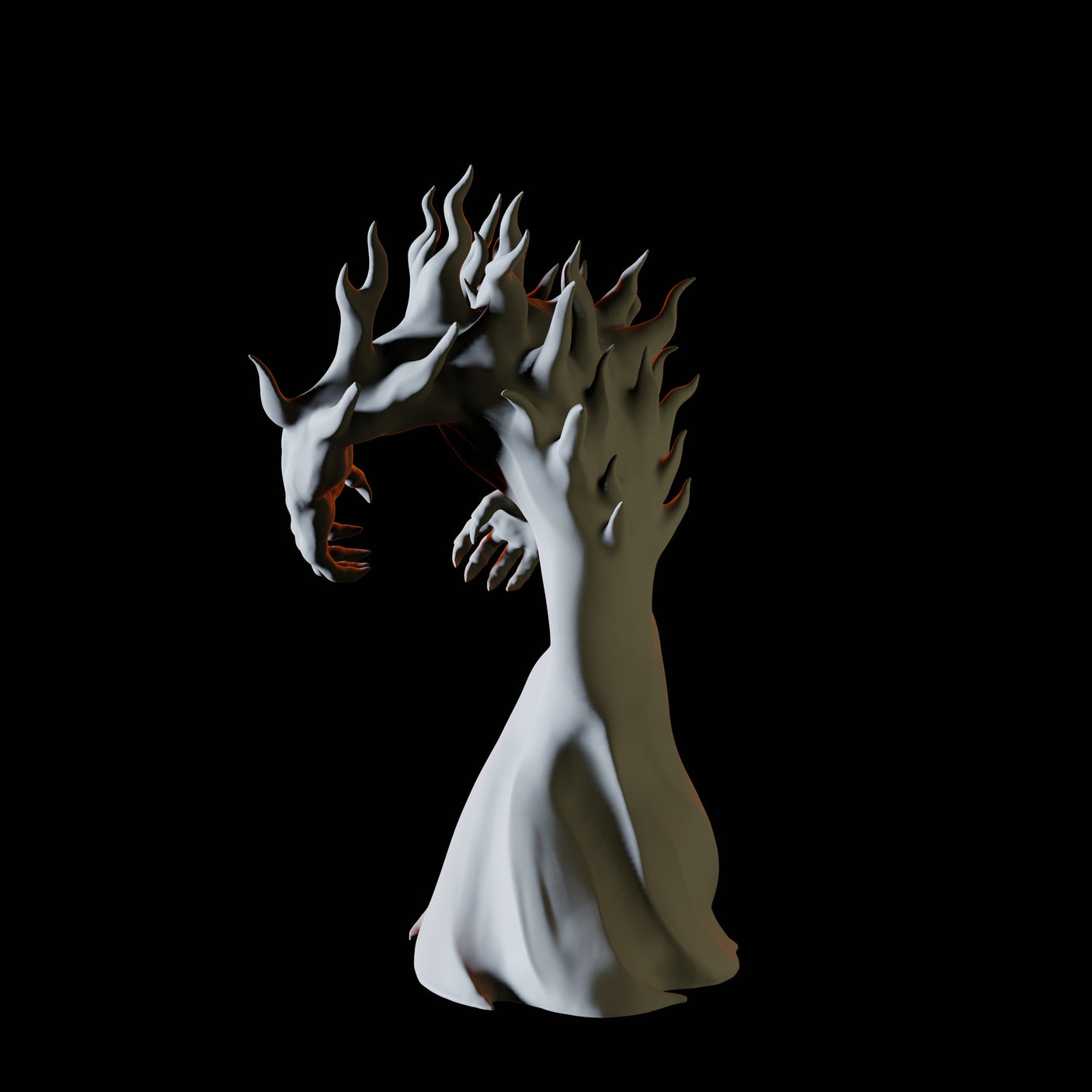 Shadow Miniature for Dungeons and Dragons, Pathfinder or other TTRPGs