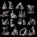 15 Cave Scatter Terrain Miniatures