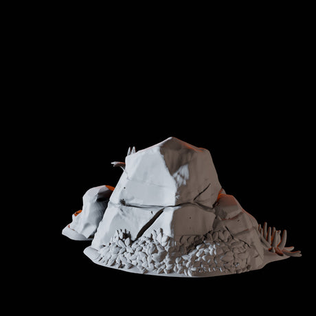 Shore Rocks B Miniature for Dungeons and Dragons, Pathfinder or other TTRPGs