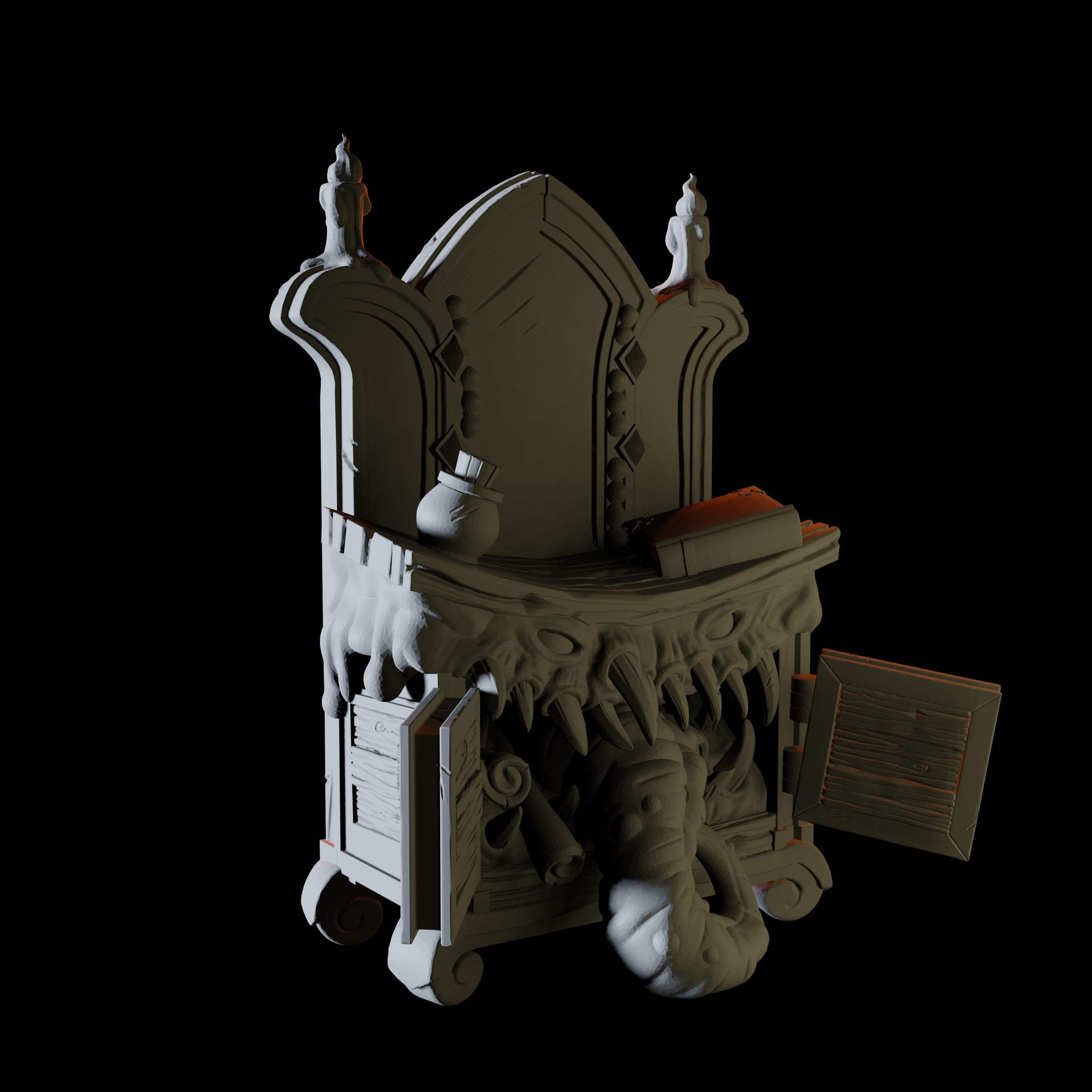 Sideboard Mimic Miniature for Dungeons and Dragons - Myth Forged