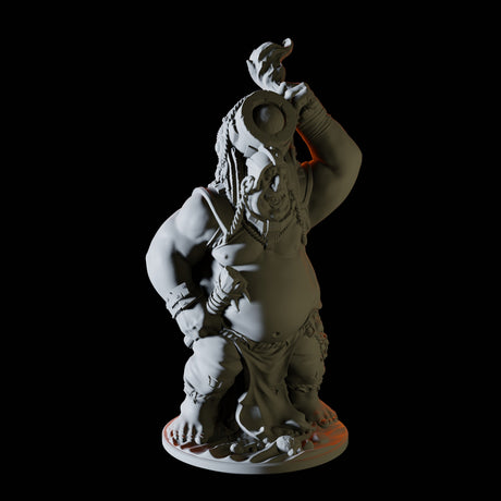 Siege Ogre Miniature for Dungeons and Dragons, Pathfinder or other TTRPGs