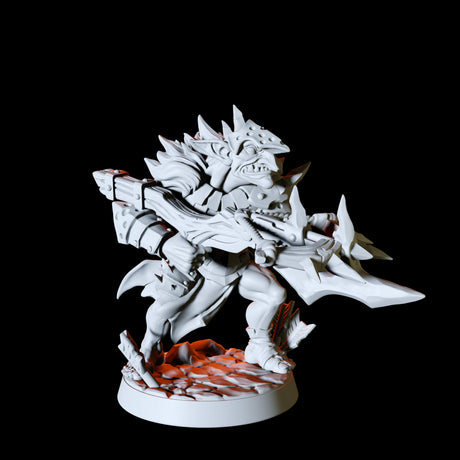 Six Hobgoblin Fighters Miniature for Dungeons and Dragons, Pathfinder or other TTRPGs