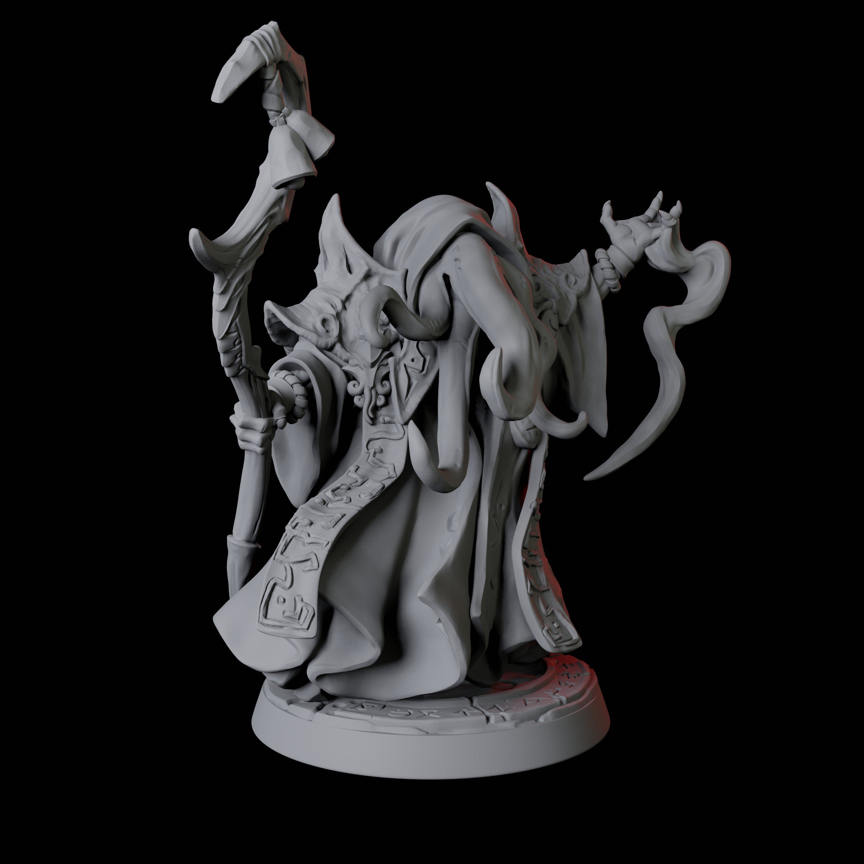 Six Ilithid Elder Miniatures for Dungeons and Dragons - Myth Forged