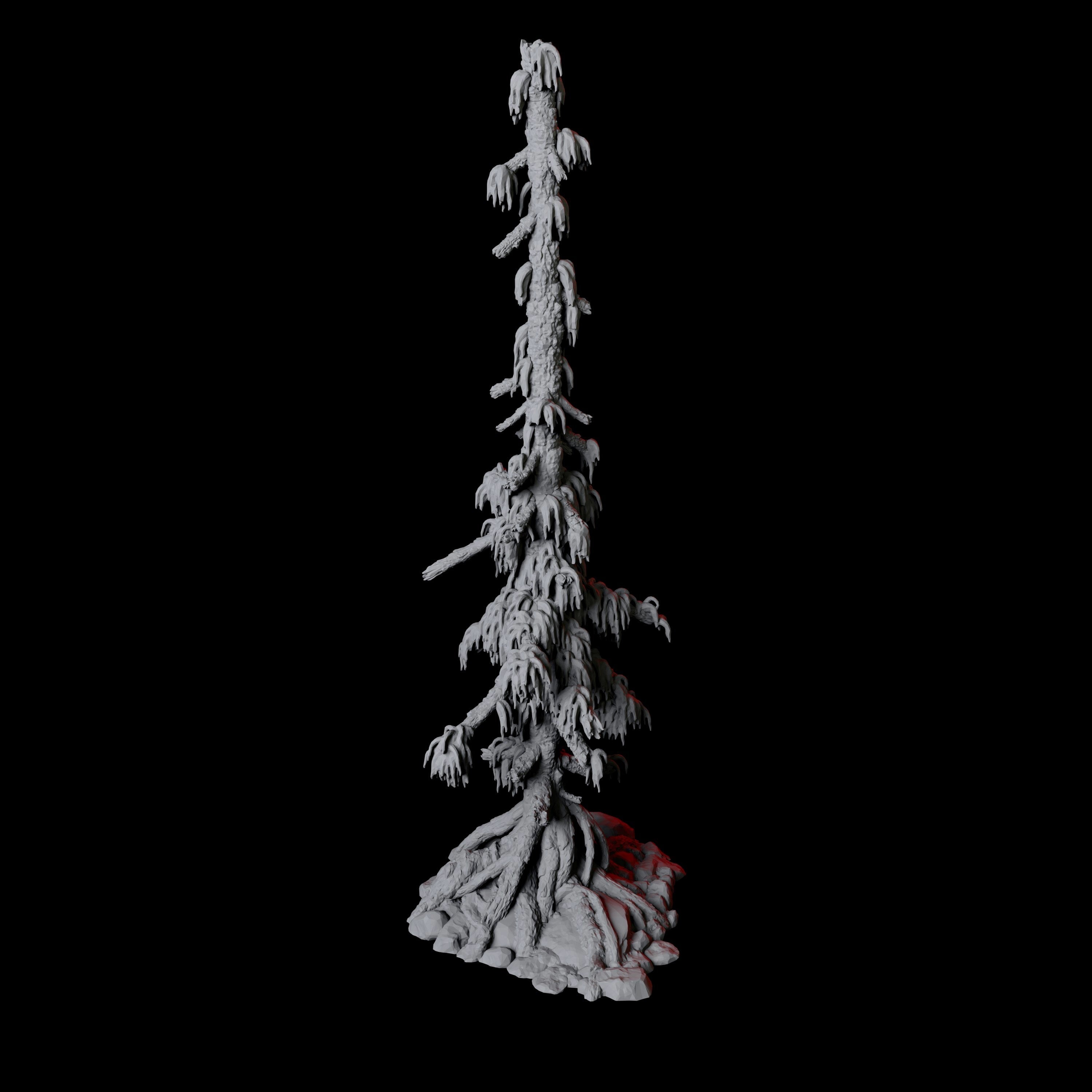 Six Infected Trees - Scatter Terrain Miniature for Dungeons and Dragons - Myth Forged