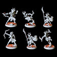 Six Satyr Warriors - Fey Army Miniature for Dungeons and Dragons, Pathfinder or other TTRPGs