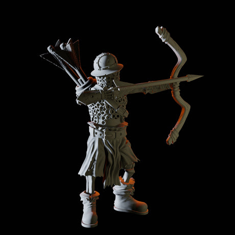 Skeleton Archer Miniature for Dungeons and Dragons, Pathfinder or other TTRPGs