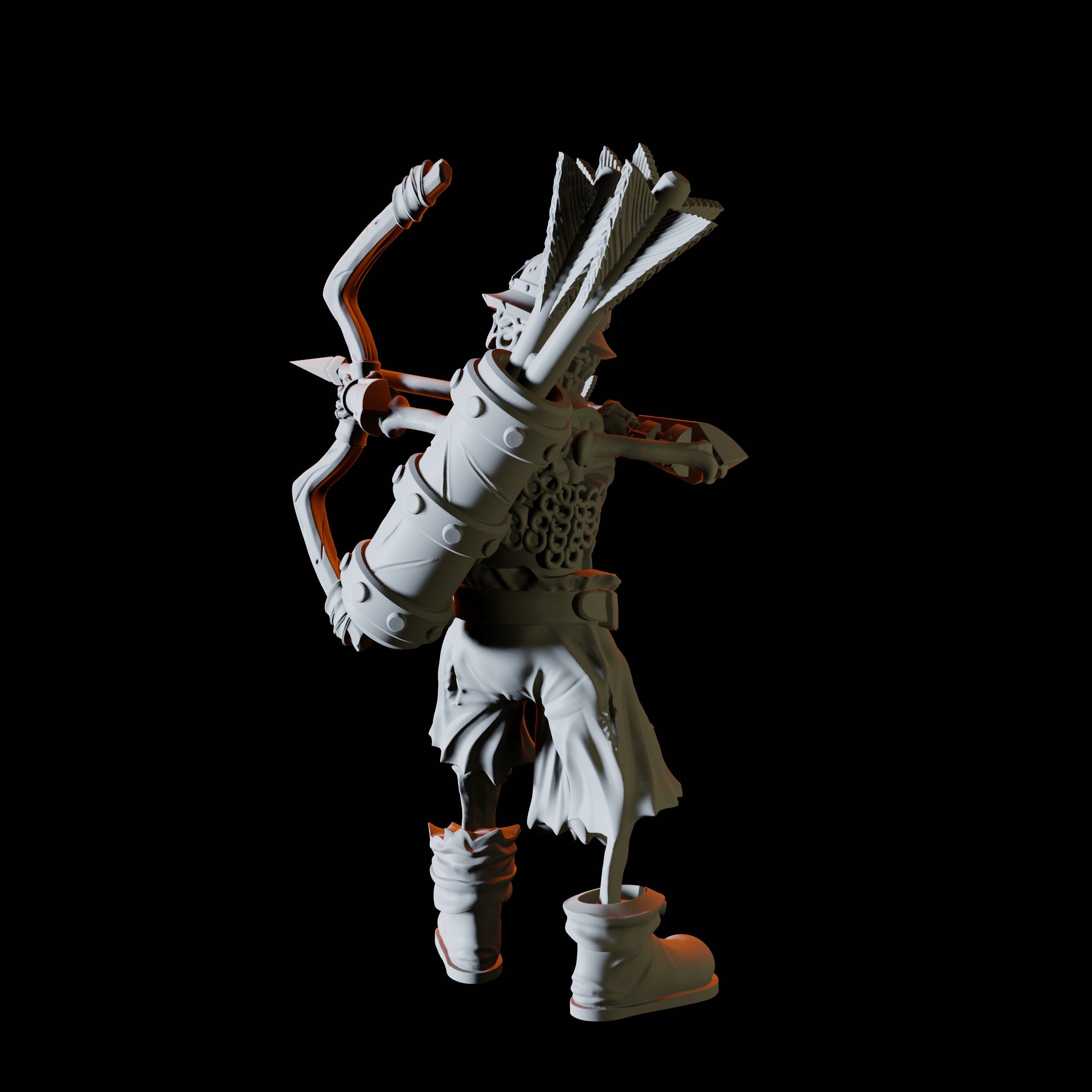 Skeleton Archer Miniature for Dungeons and Dragons - Myth Forged