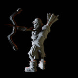 Skeleton Archer Miniature for Dungeons and Dragons, Pathfinder or other TTRPGs
