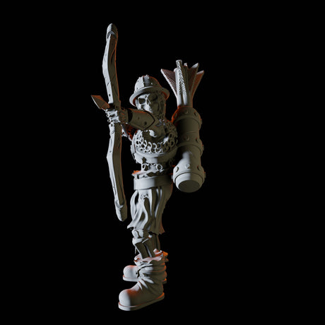 Skeleton Archer Miniature for Dungeons and Dragons, Pathfinder or other TTRPGs