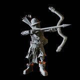 Skeleton Archer Miniature for Dungeons and Dragons, Pathfinder or other TTRPGs