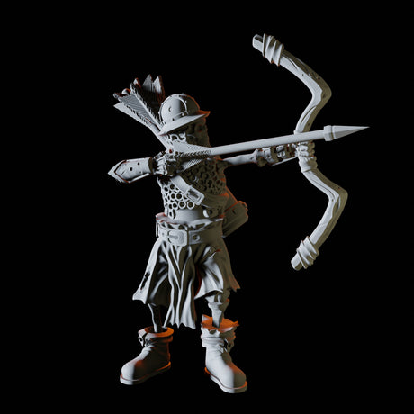 Skeleton Archer Miniature for Dungeons and Dragons, Pathfinder or other TTRPGs