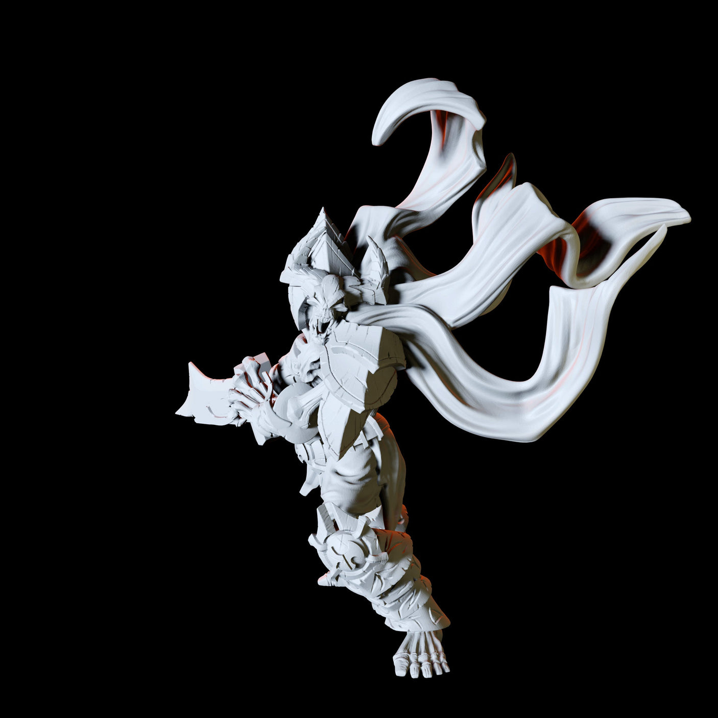 Skeleton Demon Type B Miniature for Dungeons and Dragons, Pathfinder or other TTRPGs