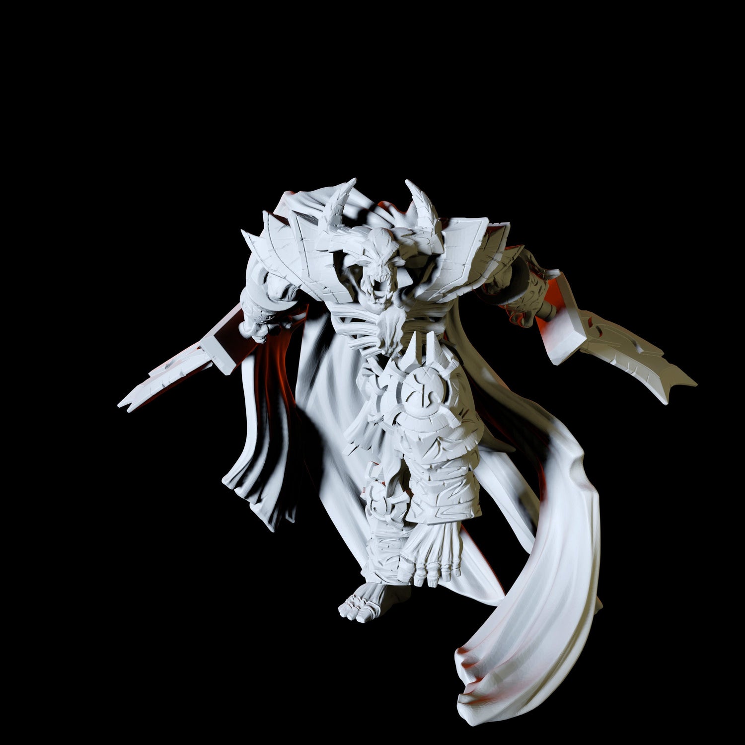 Skeleton Demon Type C Miniature for Dungeons and Dragons, Pathfinder or other TTRPGs