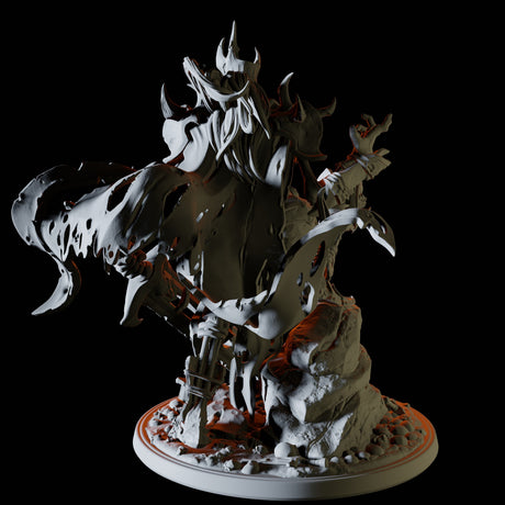 Skeleton King Miniature for Dungeons and Dragons, Pathfinder or other TTRPGs
