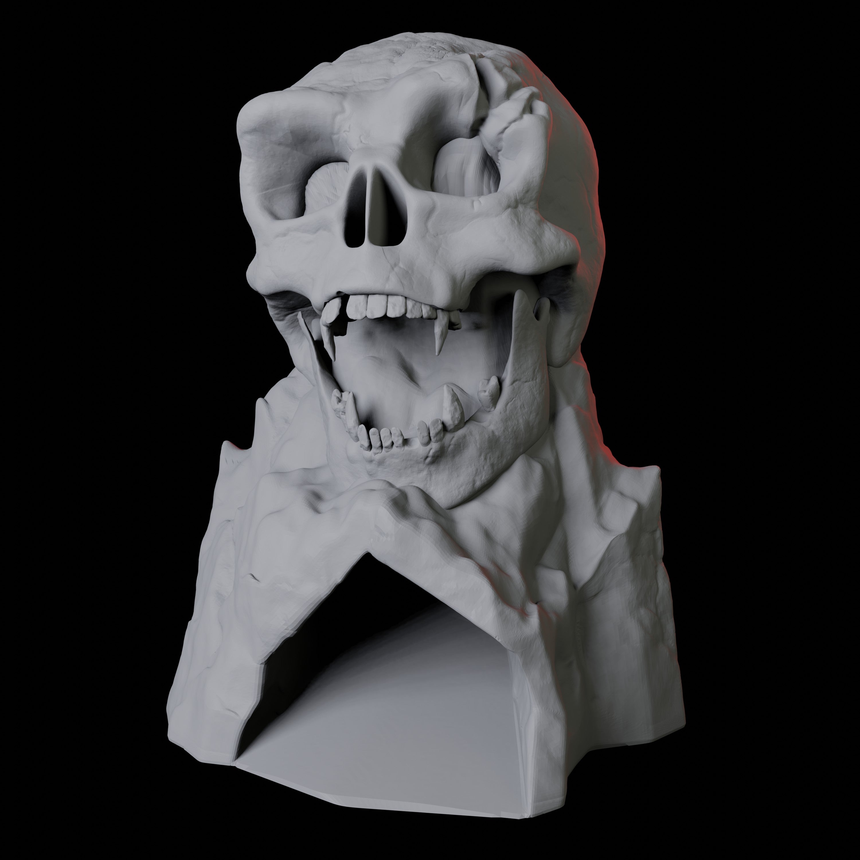 Skull Mountain Dice Tower Miniature for Dungeons and Dragons