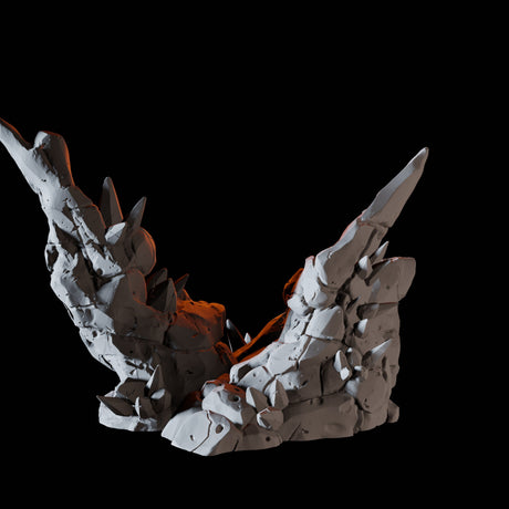 Spike Crystals Miniature for Dungeons and Dragons, Pathfinder or other TTRPGs