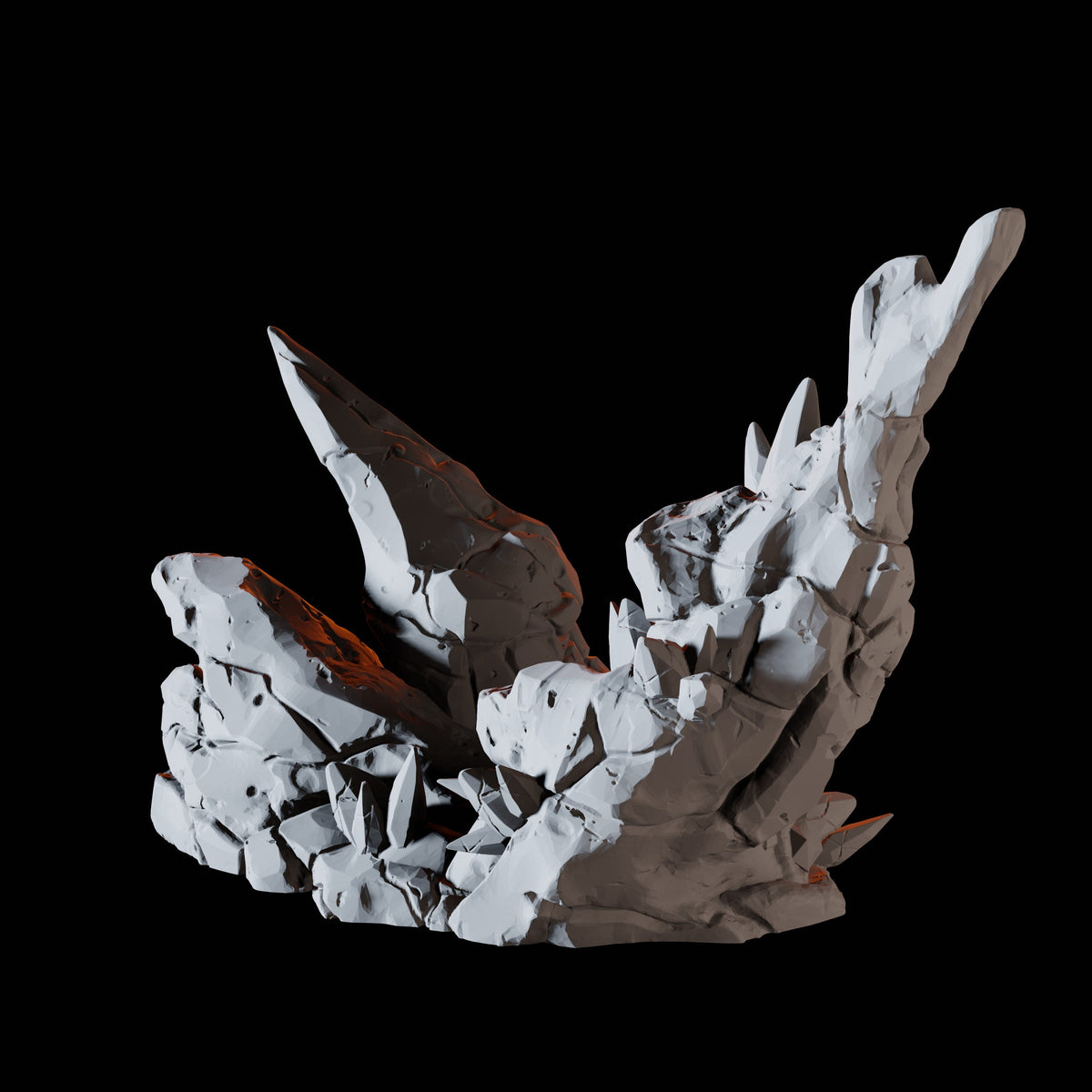 Spike Crystals Miniature for Dungeons and Dragons, Pathfinder or other TTRPGs