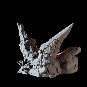 Spike Crystals Miniature for Dungeons and Dragons, Pathfinder or other TTRPGs