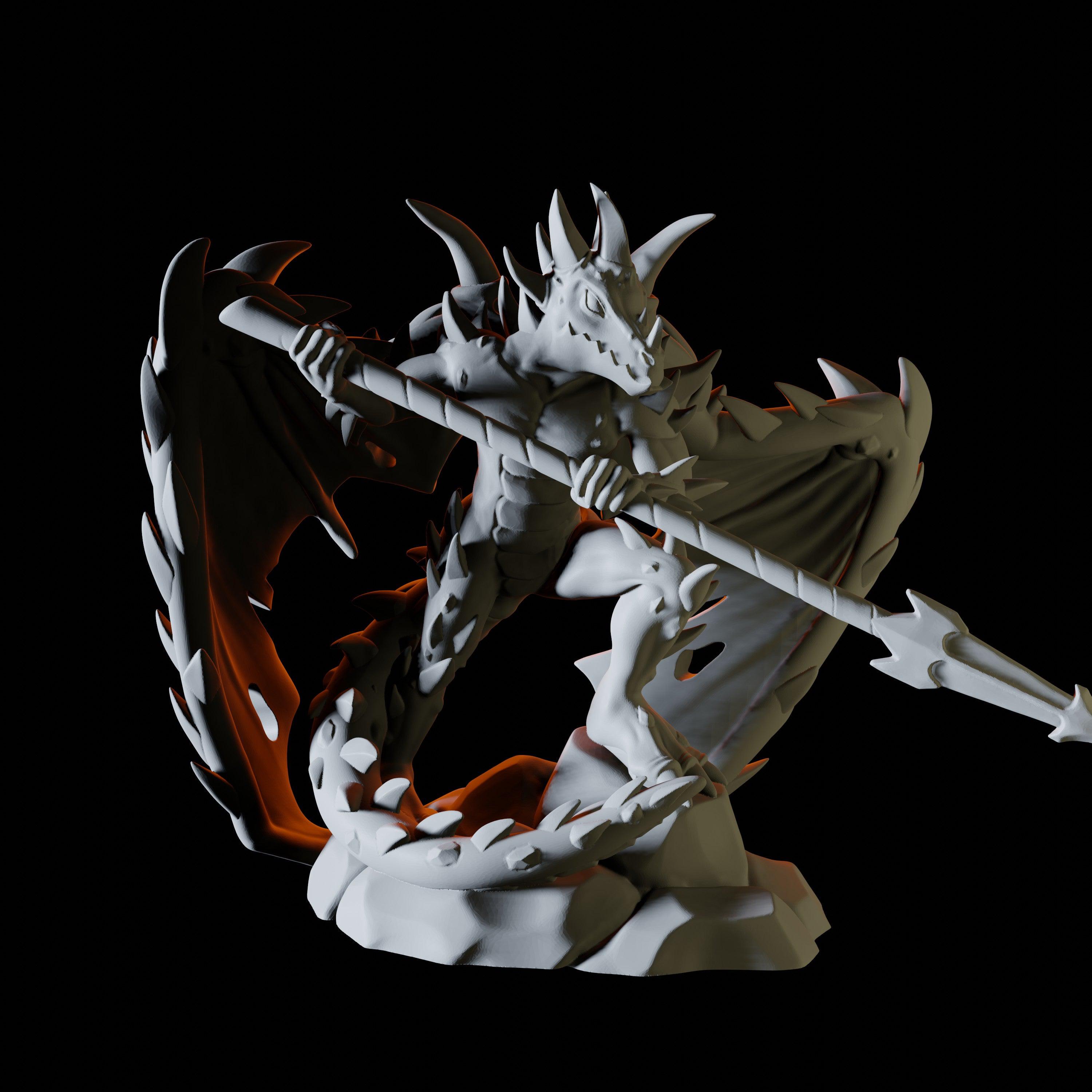 Spined Devil Miniature for Dungeons and Dragons - Myth Forged