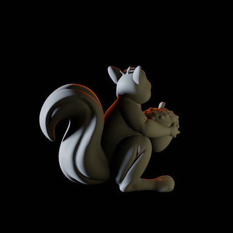 Squirrel Familiar Miniature for Dungeons and Dragons, Pathfinder or other TTRPGs