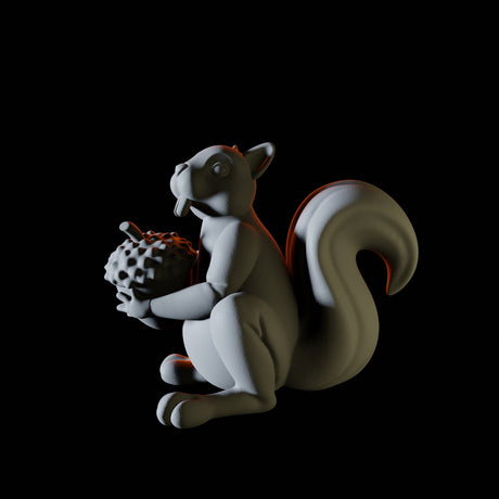 Squirrel Familiar Miniature for Dungeons and Dragons, Pathfinder or other TTRPGs