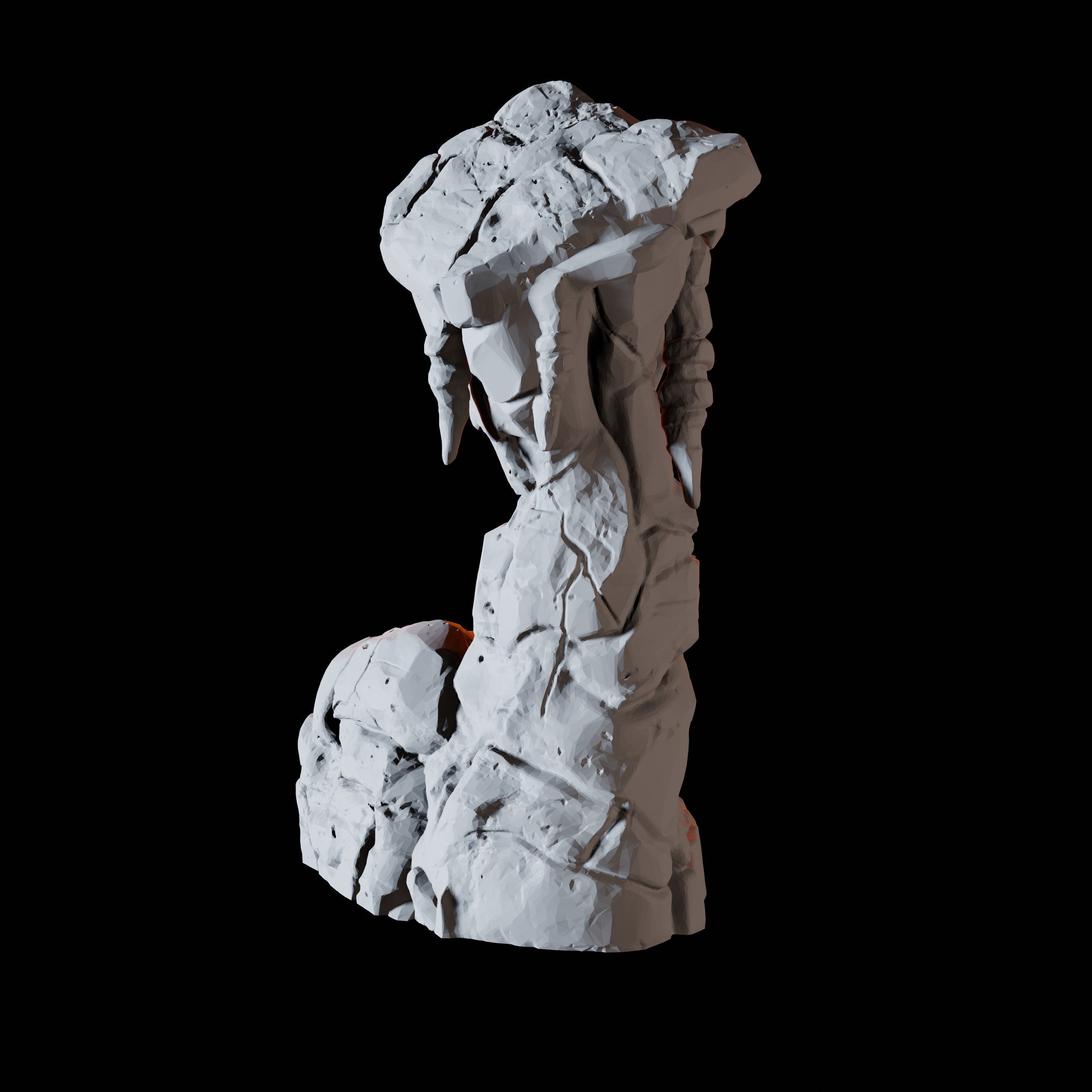 Stalactite Formation - Cave Scatter Terrain Miniature for Dungeons and Dragons - Myth Forged