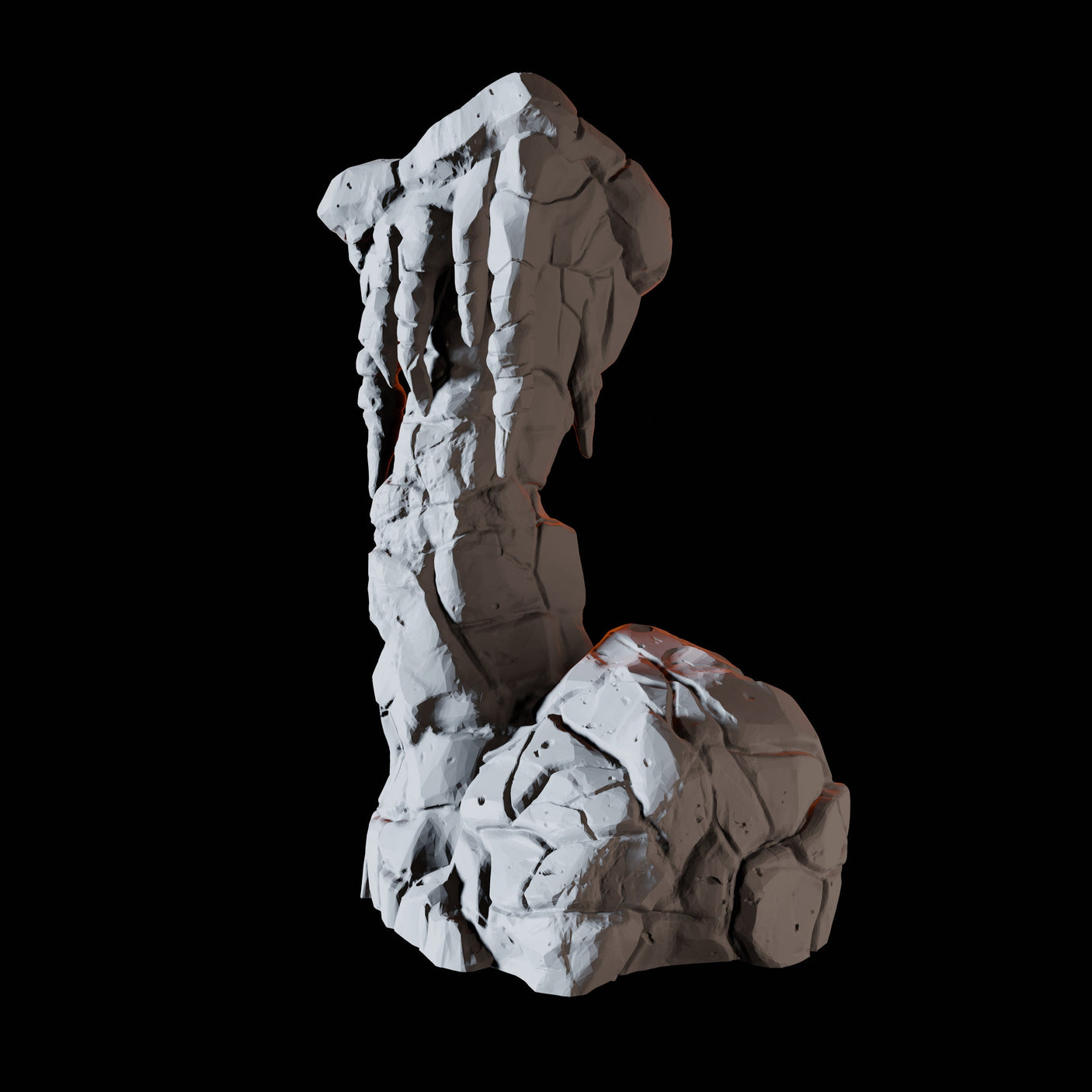 Stalactite Formation Miniature for Dungeons and Dragons, Pathfinder or other TTRPGs