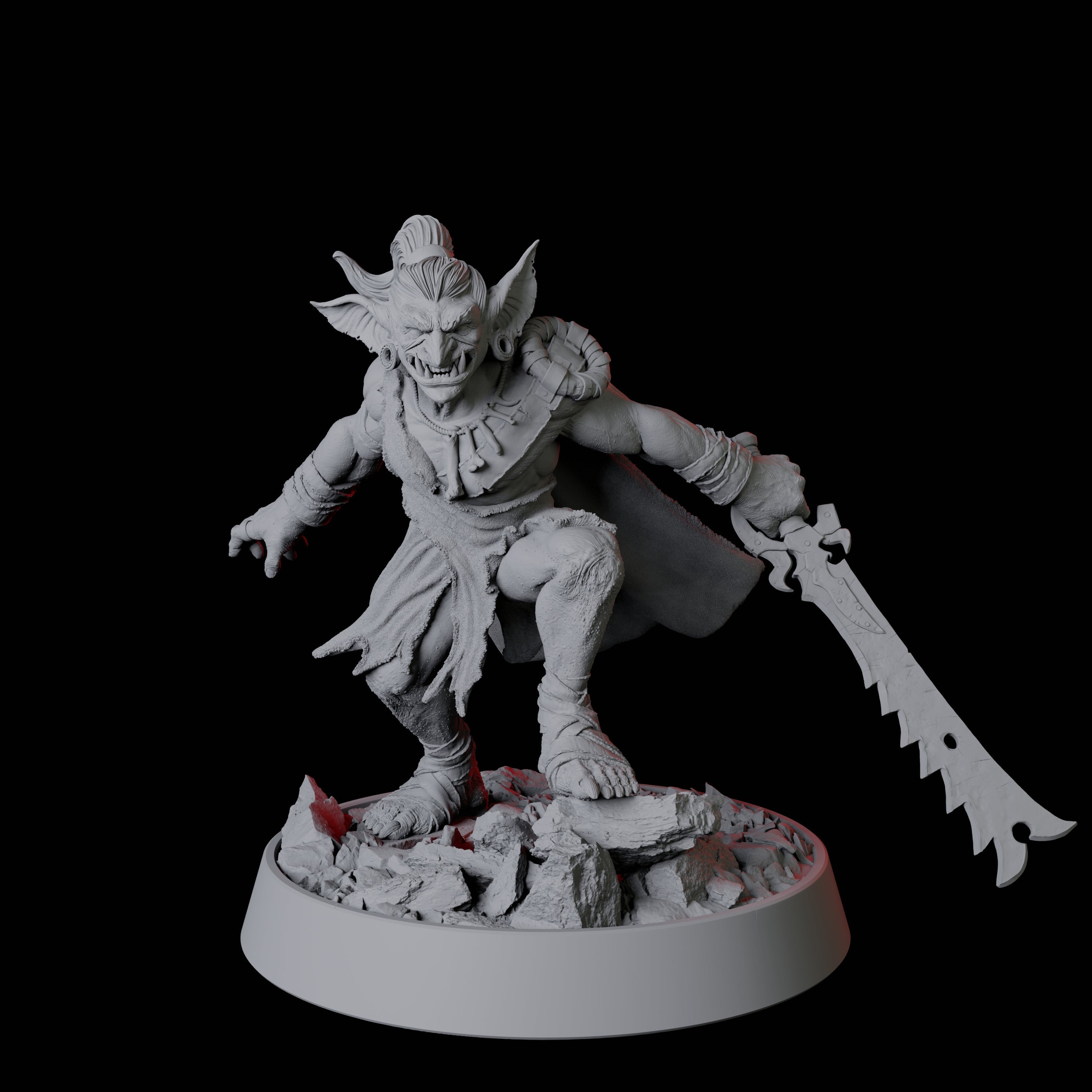 Stalking Goblin Warrior Miniature for Dungeons and Dragons, Pathfinder and  TTRPGs and other TTRPGs