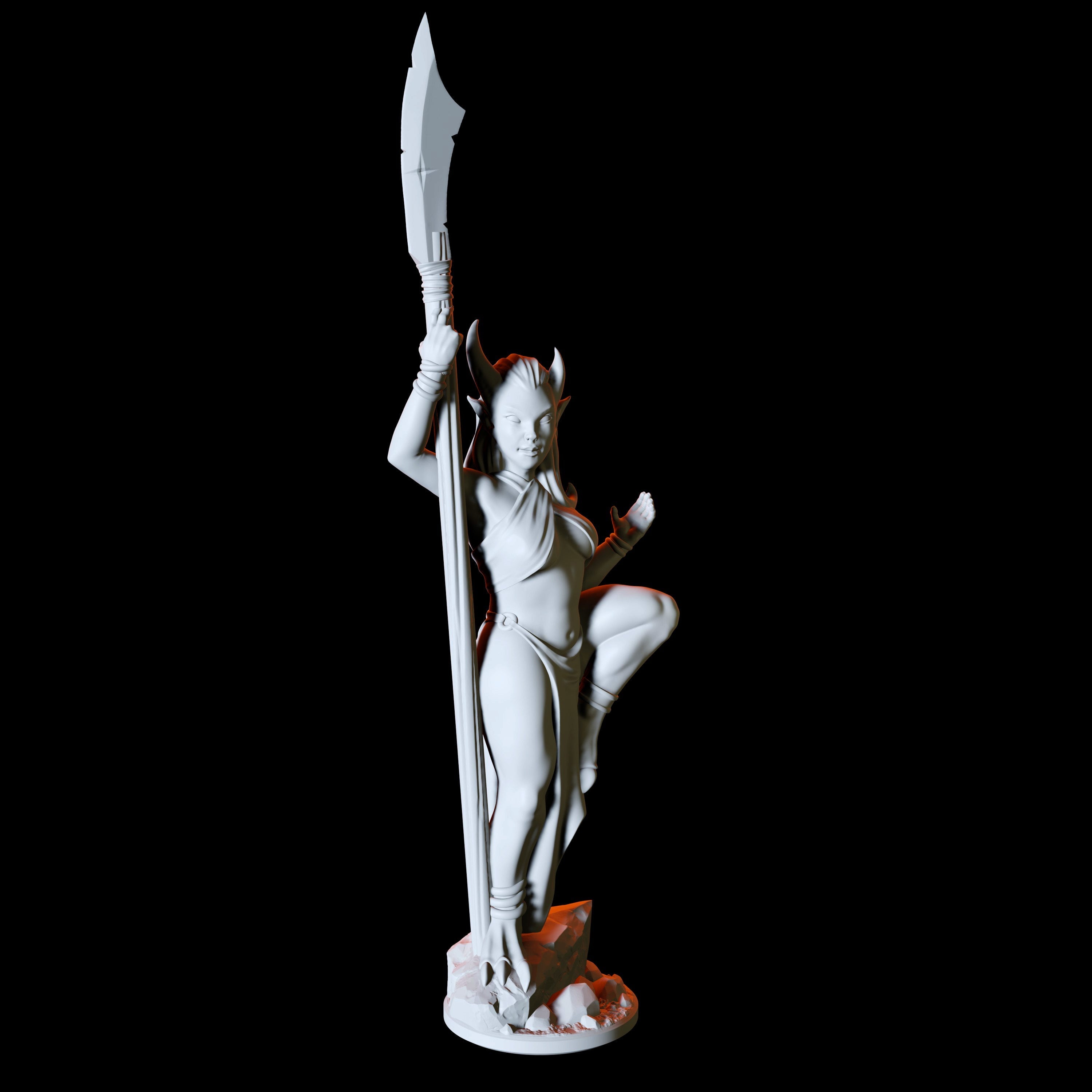 Succubus Dancer Miniature for Dungeons and Dragons - Myth Forged