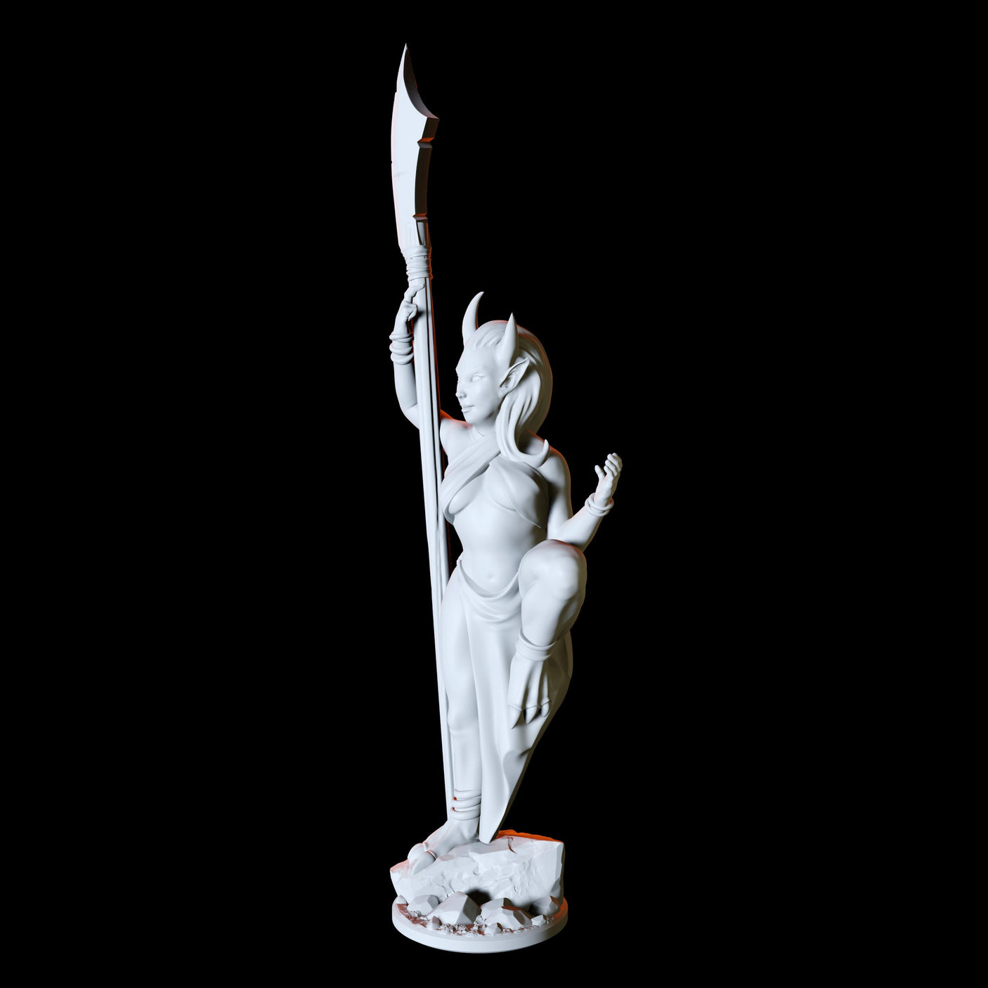 Succubus Dancer Miniature for Dungeons and Dragons, Pathfinder or other TTRPGs