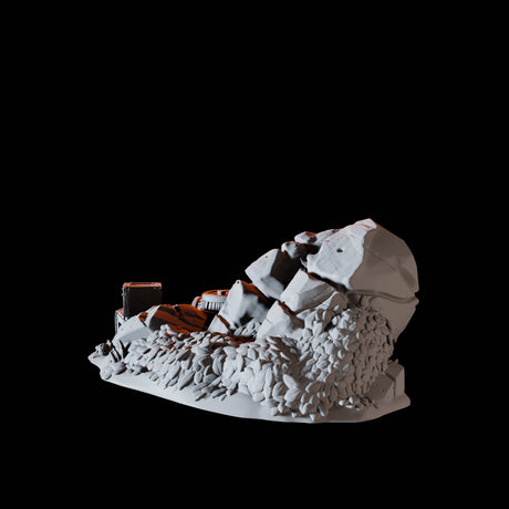 Supplies on Shore Miniature for Dungeons and Dragons, Pathfinder or other TTRPGs