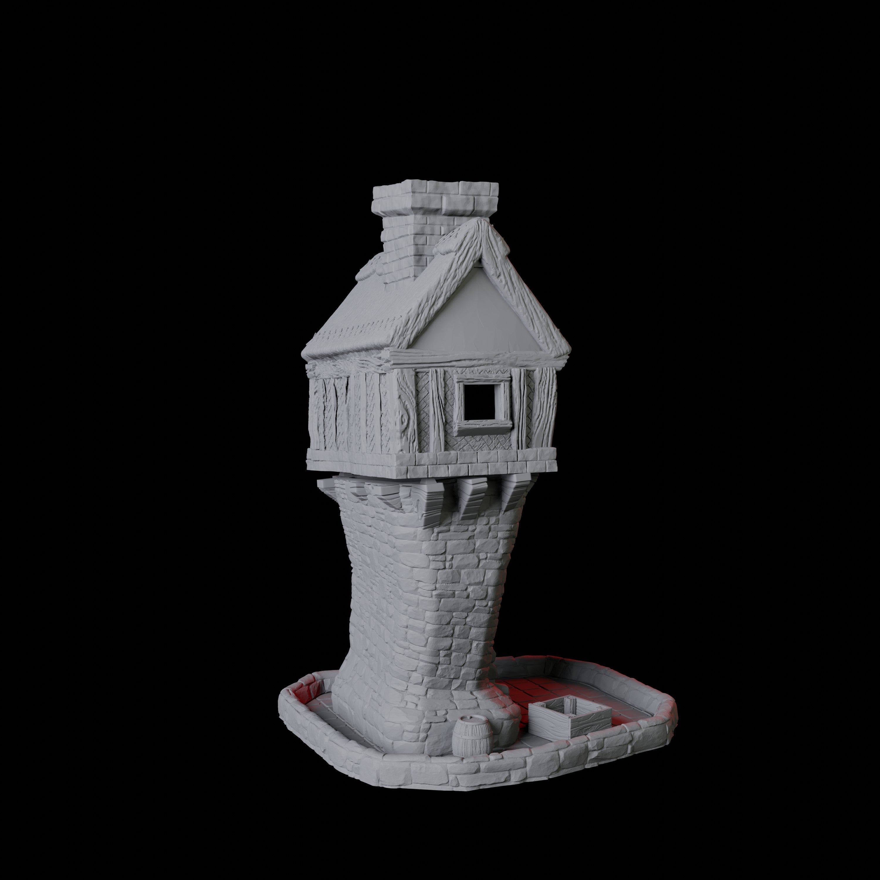 Thatched Cottage Dice Tower Miniature for Dungeons and Dragons