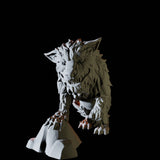 Threatening Worg Miniature for Dungeons and Dragons, Pathfinder or other TTRPGs