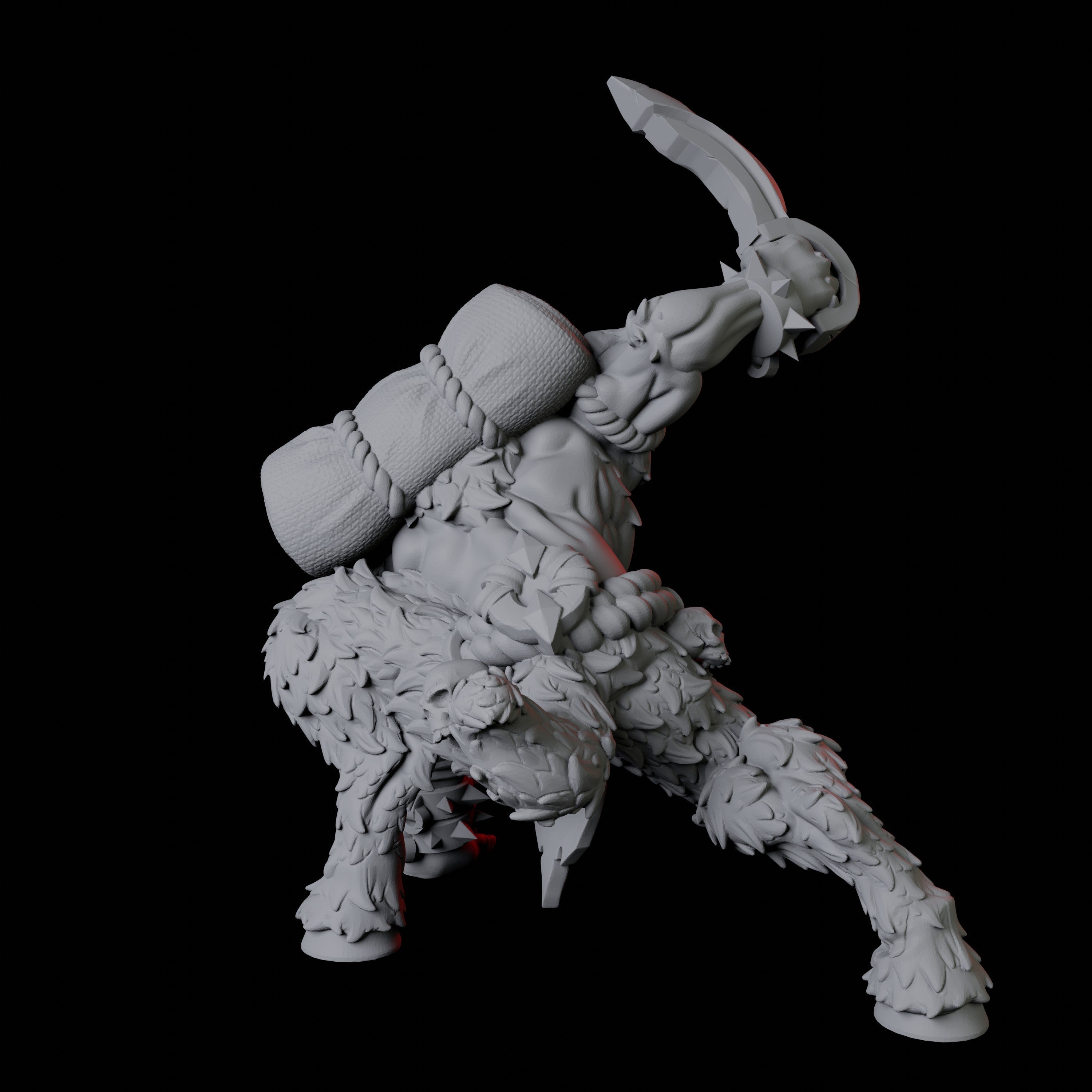 Gruff Satyr Miniature for Dungeons and Dragons - Myth Forged