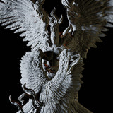 Three Headed Celestial Miniature for Dungeons and Dragons, Pathfinder or other TTRPGs