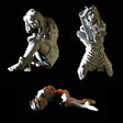 Three Prisoners Miniature for Dungeons and Dragons, Pathfinder or other TTRPGs